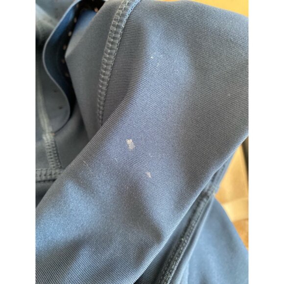 Laser Cut Pocket Blue Athleisurecore Leggings Coastal Gym Baddie Stretchy - Picture 9 of 10